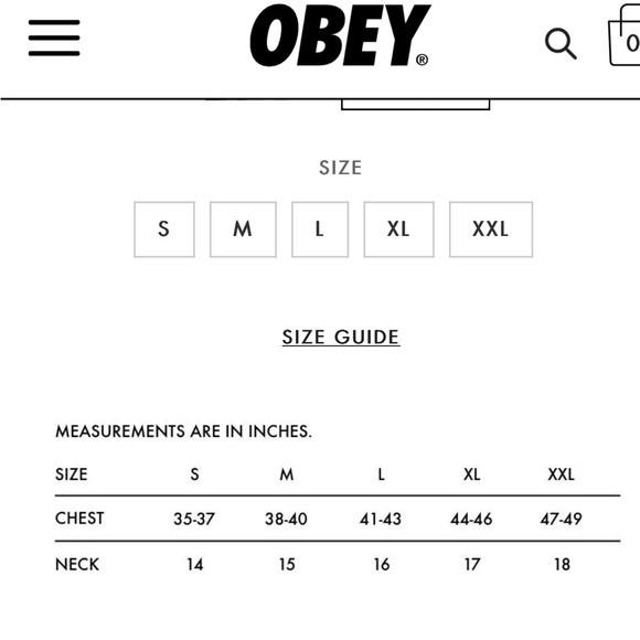 Obey Men’s Chinese Star Tshirt size Medium - Picture 4 of 6